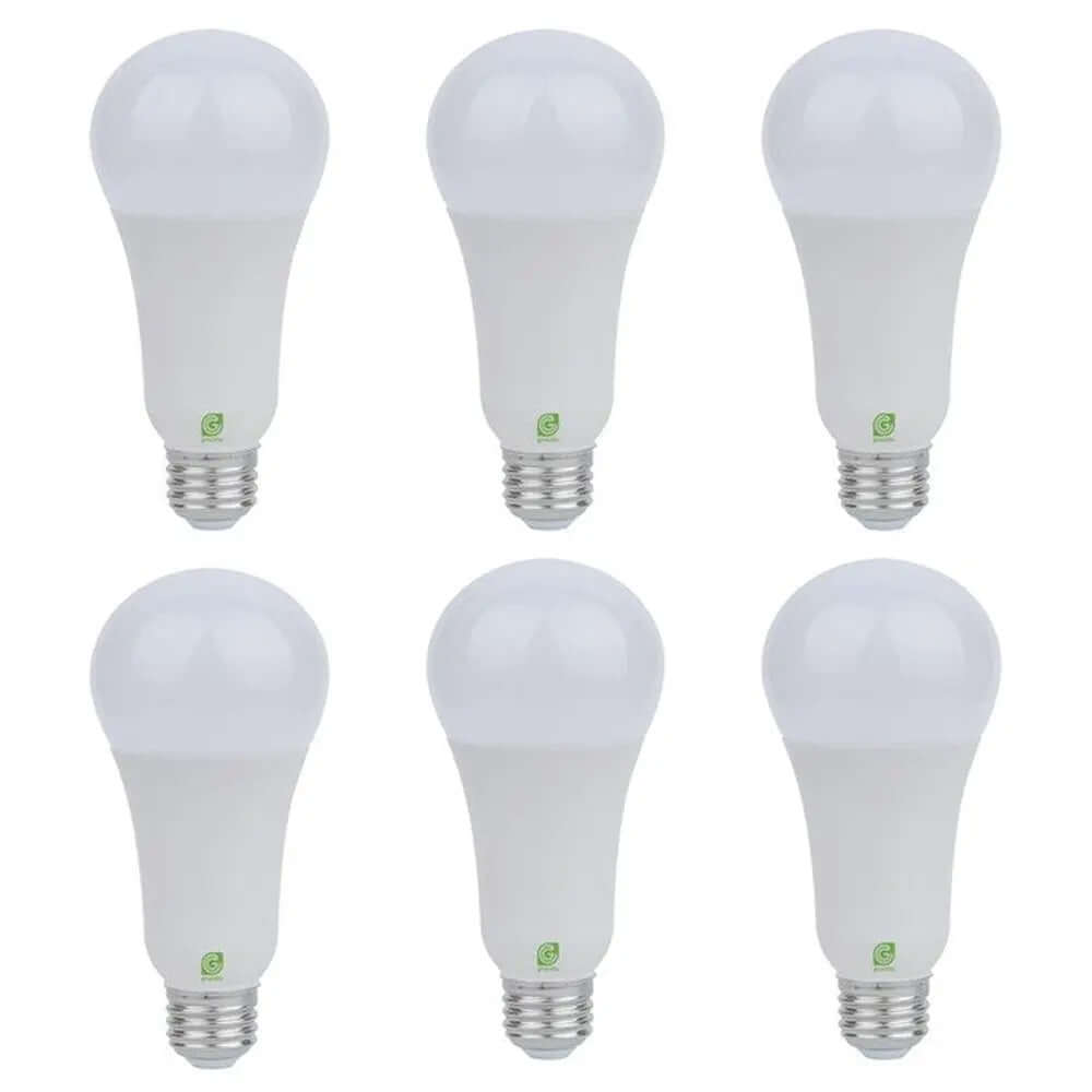 Greenlite 19W A21 Non-Dimmable LED Bulb 3000K (6-Pack)
