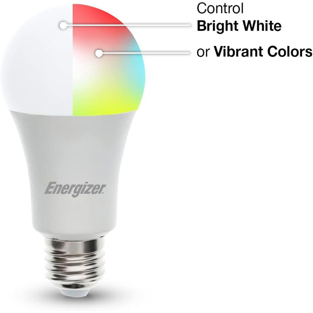 Ampoule LED A19 Wi-Fi Intelligente Multicolore et Mono-Blanc - 4/pqt