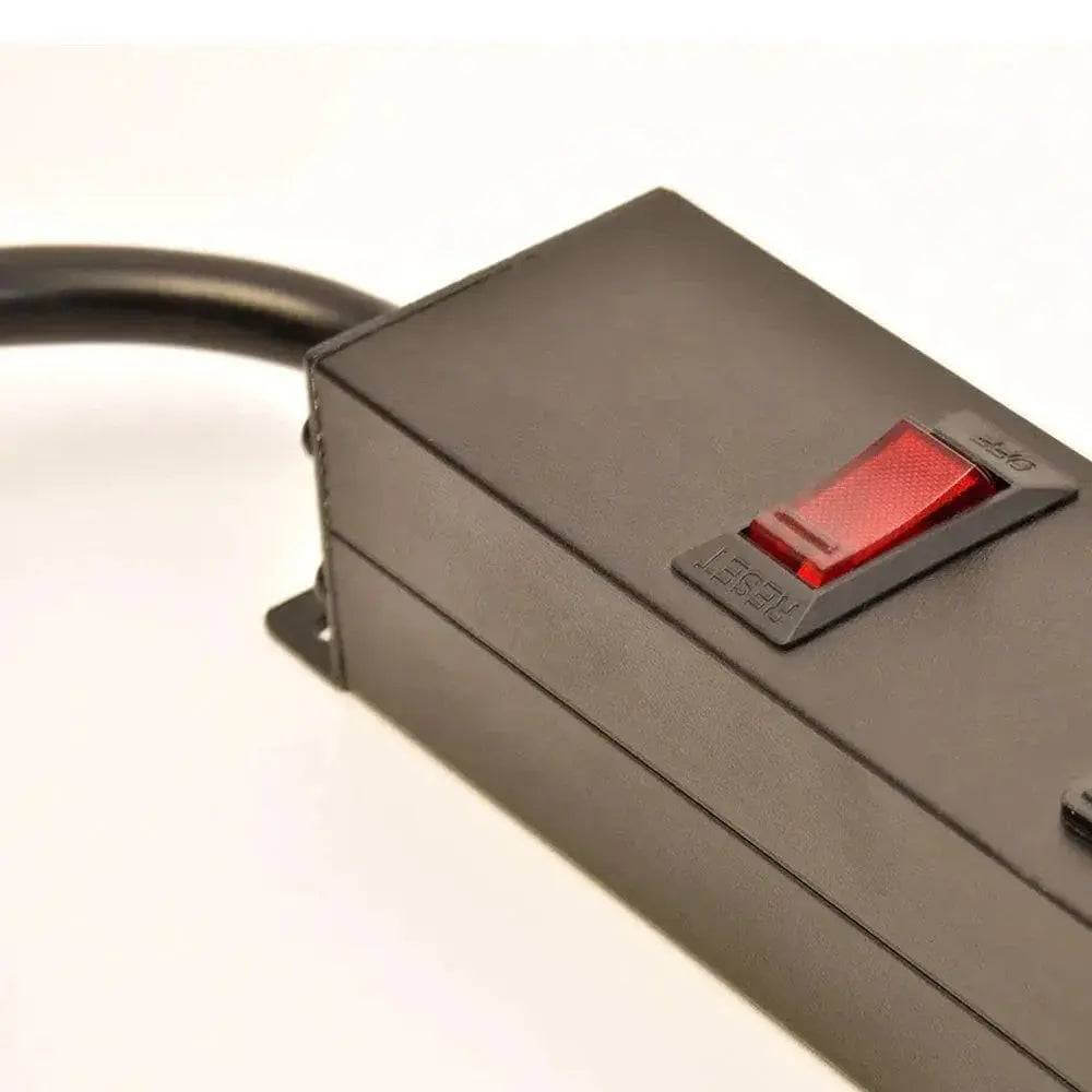 Mlink 6-Outlet Metal Surge Protector (8ft Cord)
