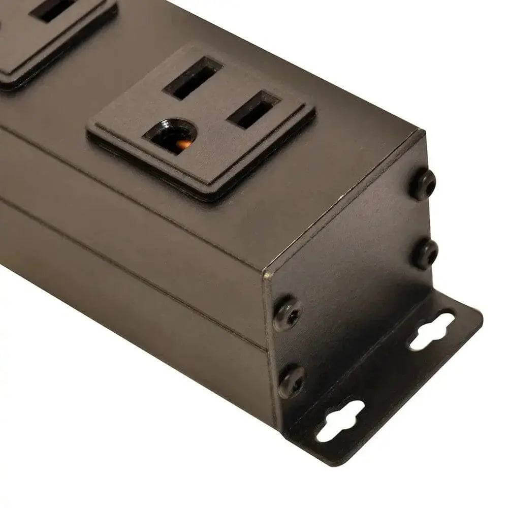 Mlink 6-Outlet Metal Surge Protector (8ft Cord)