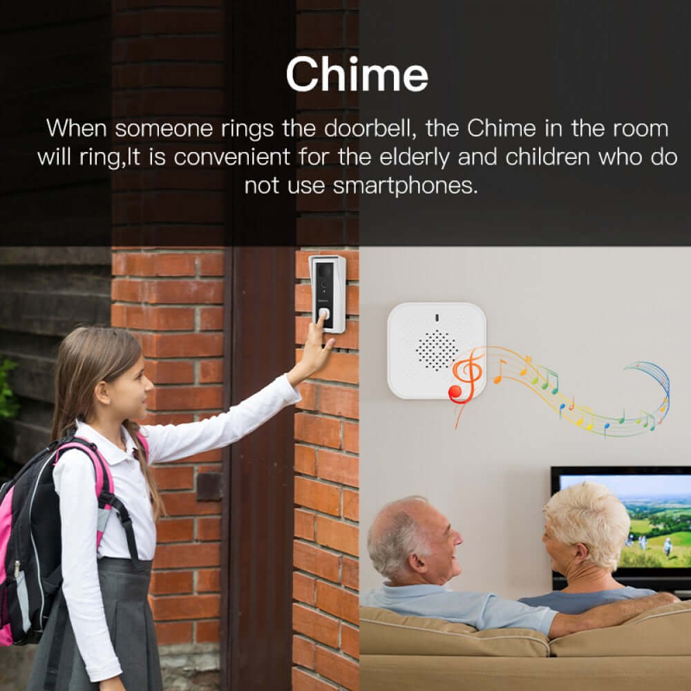 VStarcam DB6 HD 1080P Video Doorbell Camera with Indoor Chime