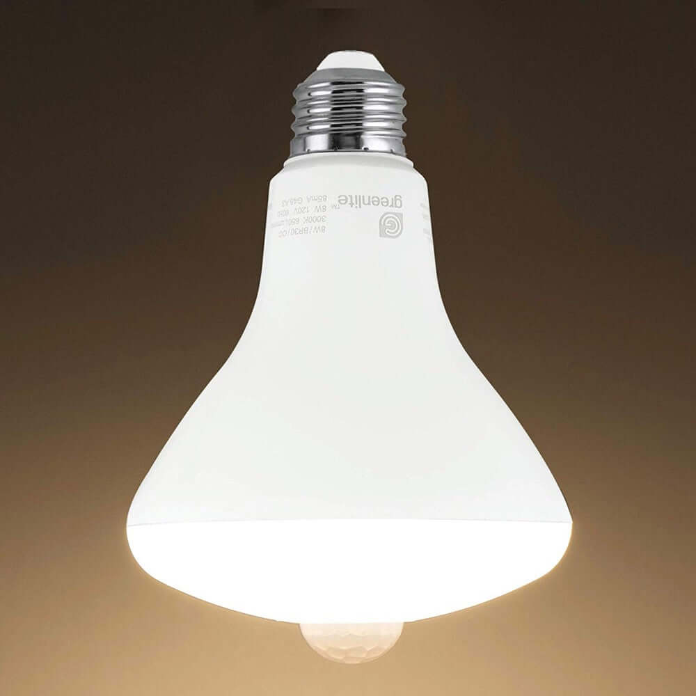 Greenlite 8W BR30 Motion Sensor LED Bulb