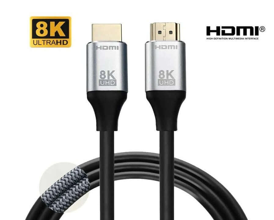 Mlink HDMI 2.1 Braided Cable (8K, 48Gbps)