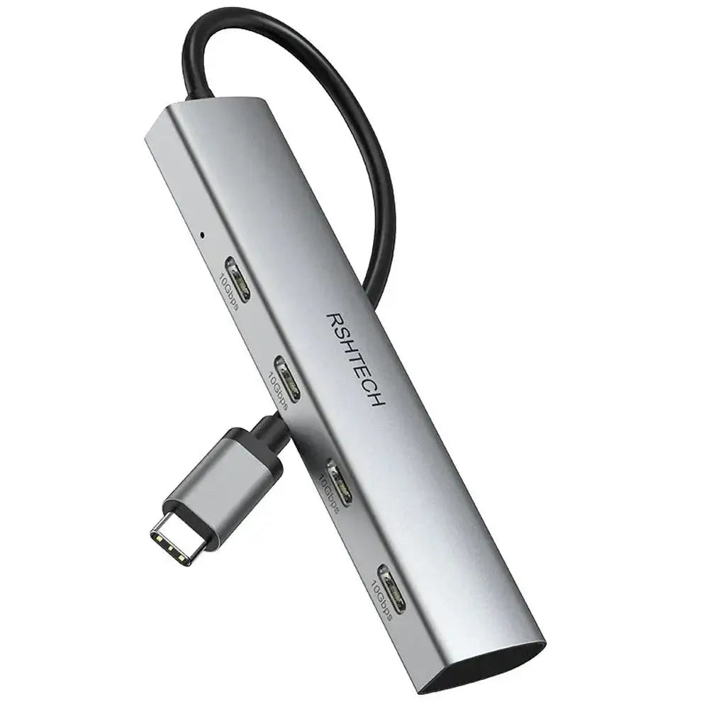 RSHTECH 4-in-1 USB-C to USB-C 3.2 Hub 10Gbps
