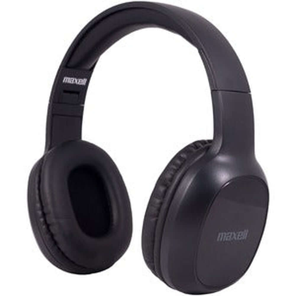 Maxell Bass 13 Bluetooth Headphones with Mic — Black