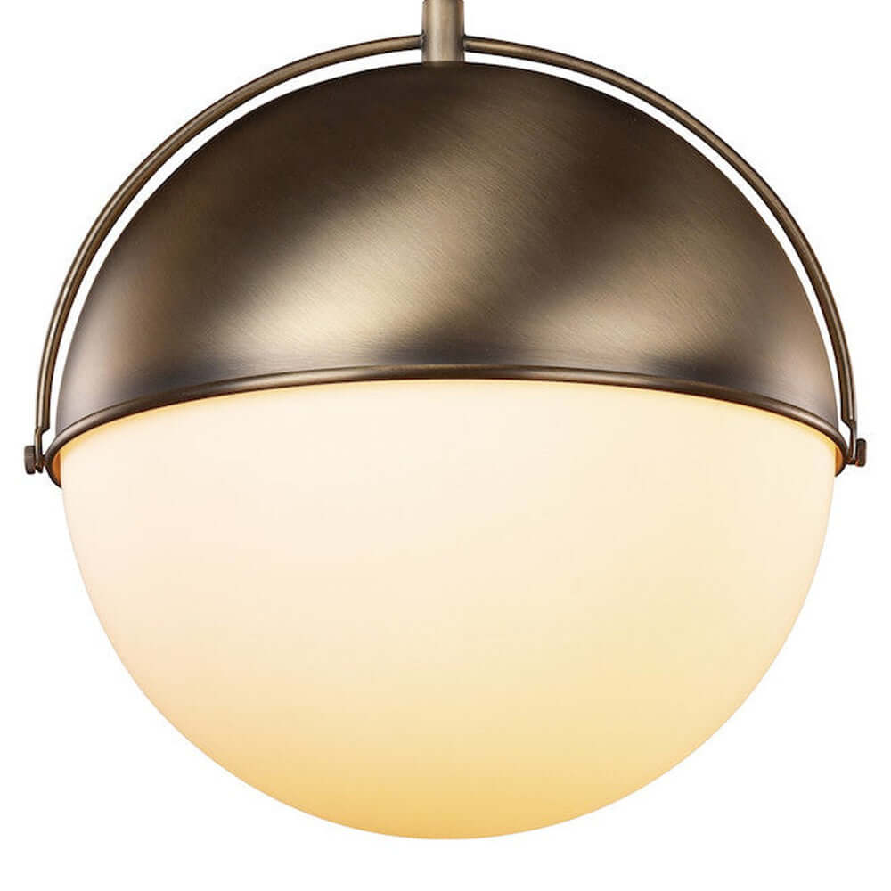 Globe 2-in-1 Matte Gold Retro Pendant – Dining Room & Living Room