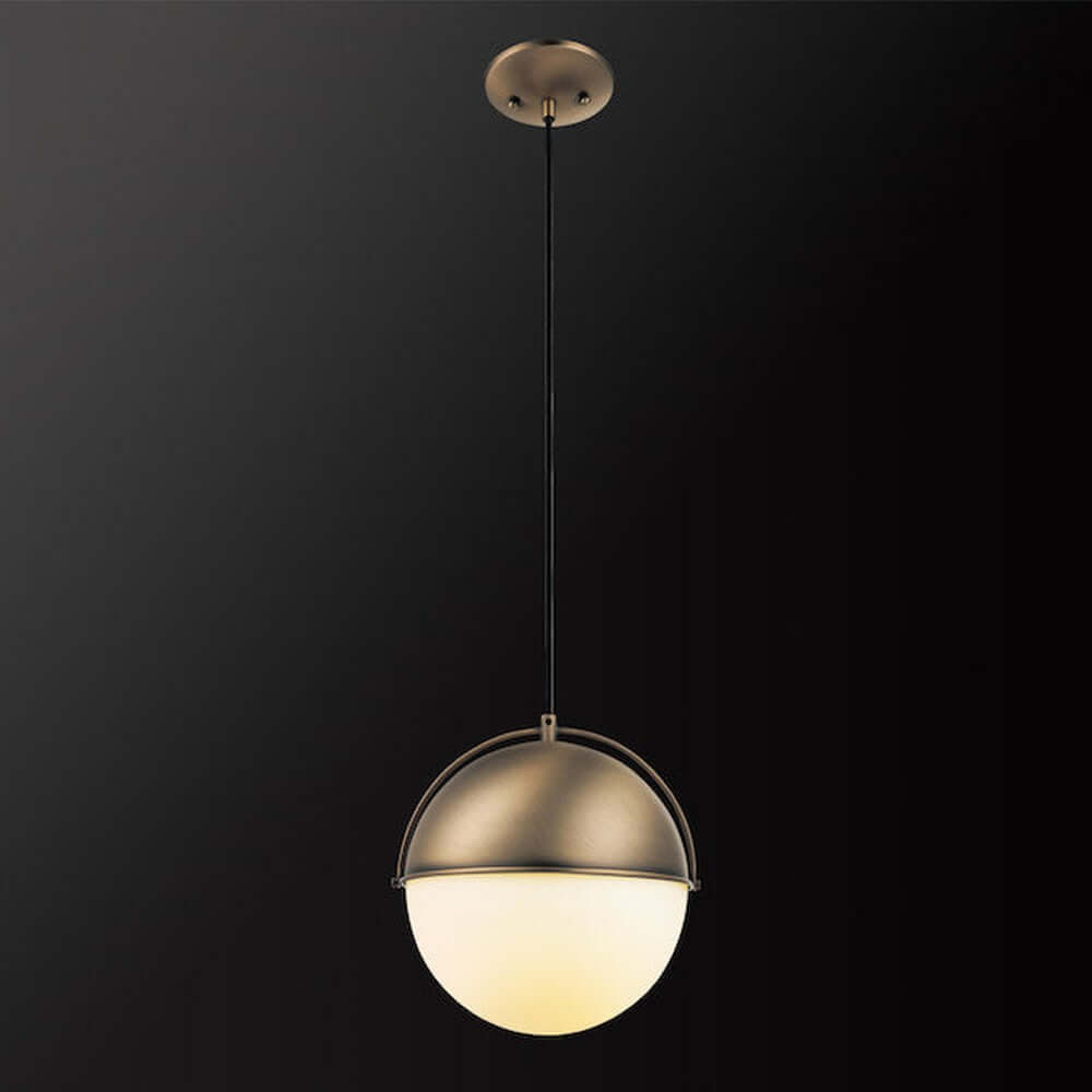Globe 2-in-1 Matte Gold Retro Pendant – Dining Room & Living Room